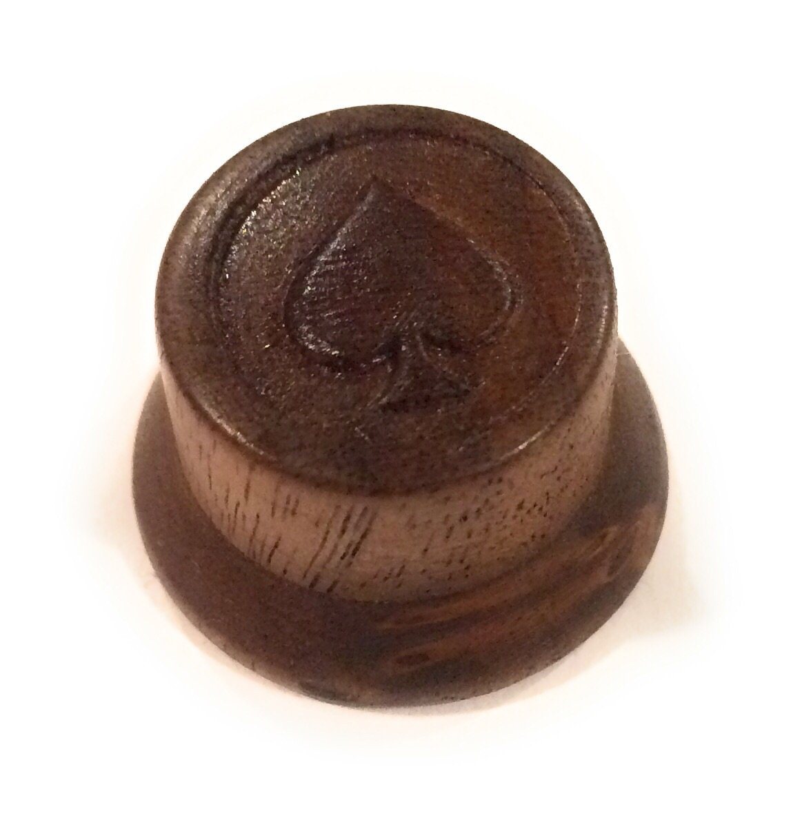 Copy of Custom Guitar Knobs - Strat Style Carved Wood- Walnut Guitar Control Knob Big River Hardware