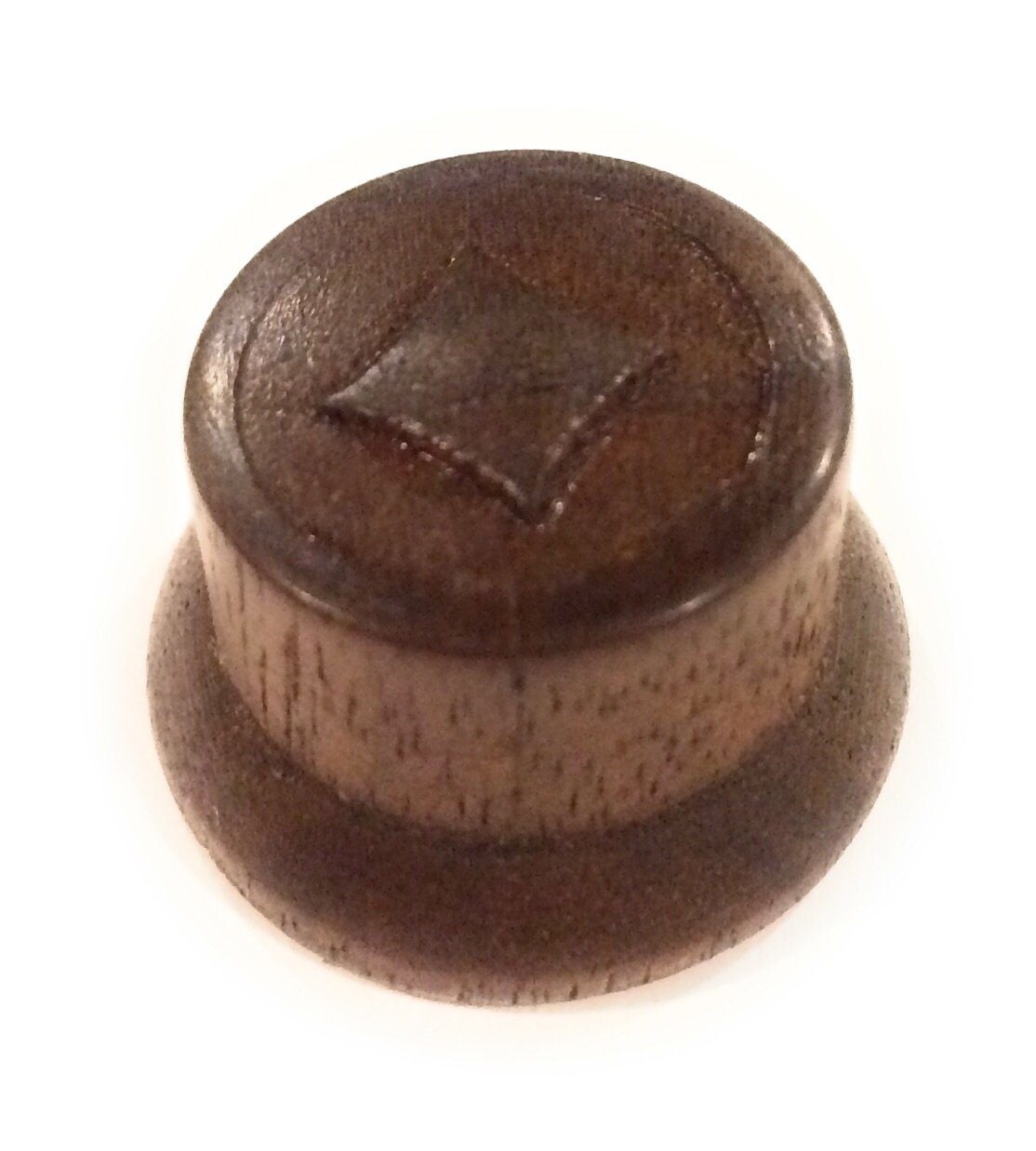 Copy of Custom Guitar Knobs - Strat Style Carved Wood- Walnut Guitar Control Knob Big River Hardware