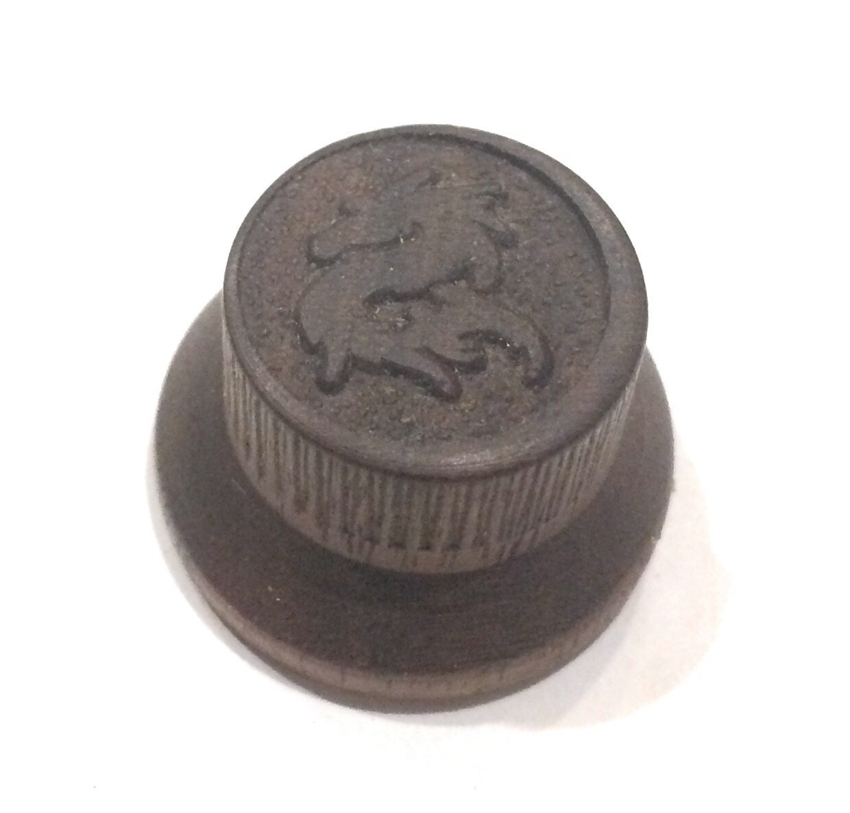 Custom Guitar Knobs - Strat Style Carved Wood- Walnut Guitar Control Knob Big River Hardware