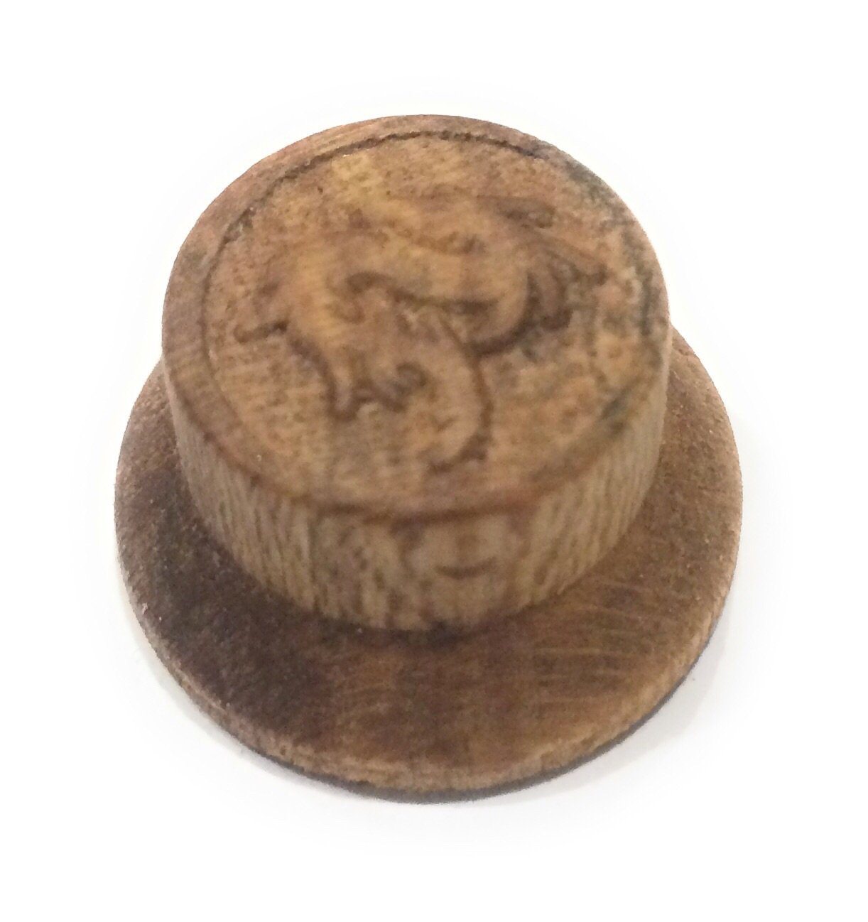 Custom Guitar Knobs - Strat Style Wood Knob - Sycamore Guitar Control Knob Big River Hardware