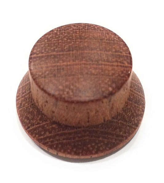 Custom Guitar Knobs - Wood Strat Style - Brazilian Cherry Guitar Control Knob Big River Hardware