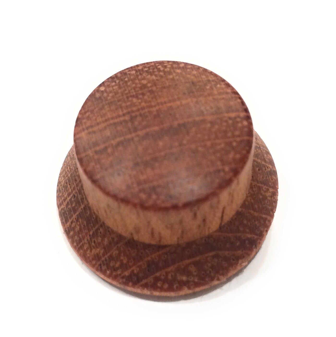 Custom Guitar Knobs - Wood Strat Style - Brazilian Cherry Guitar Control Knob Big River Hardware