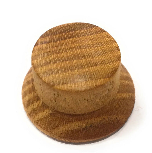 Custom Guitar Knobs - Wood Strat Style Guitar - Osage Orange Guitar Control Knob Big River Hardware
