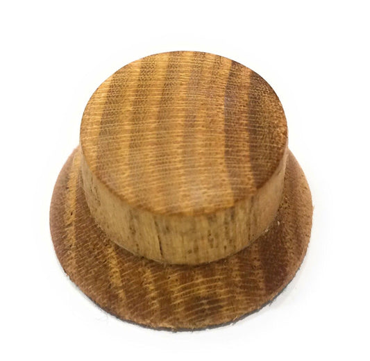 Custom Guitar Knobs - Wood Strat Style Guitar - Osage Orange Guitar Control Knob Big River Hardware