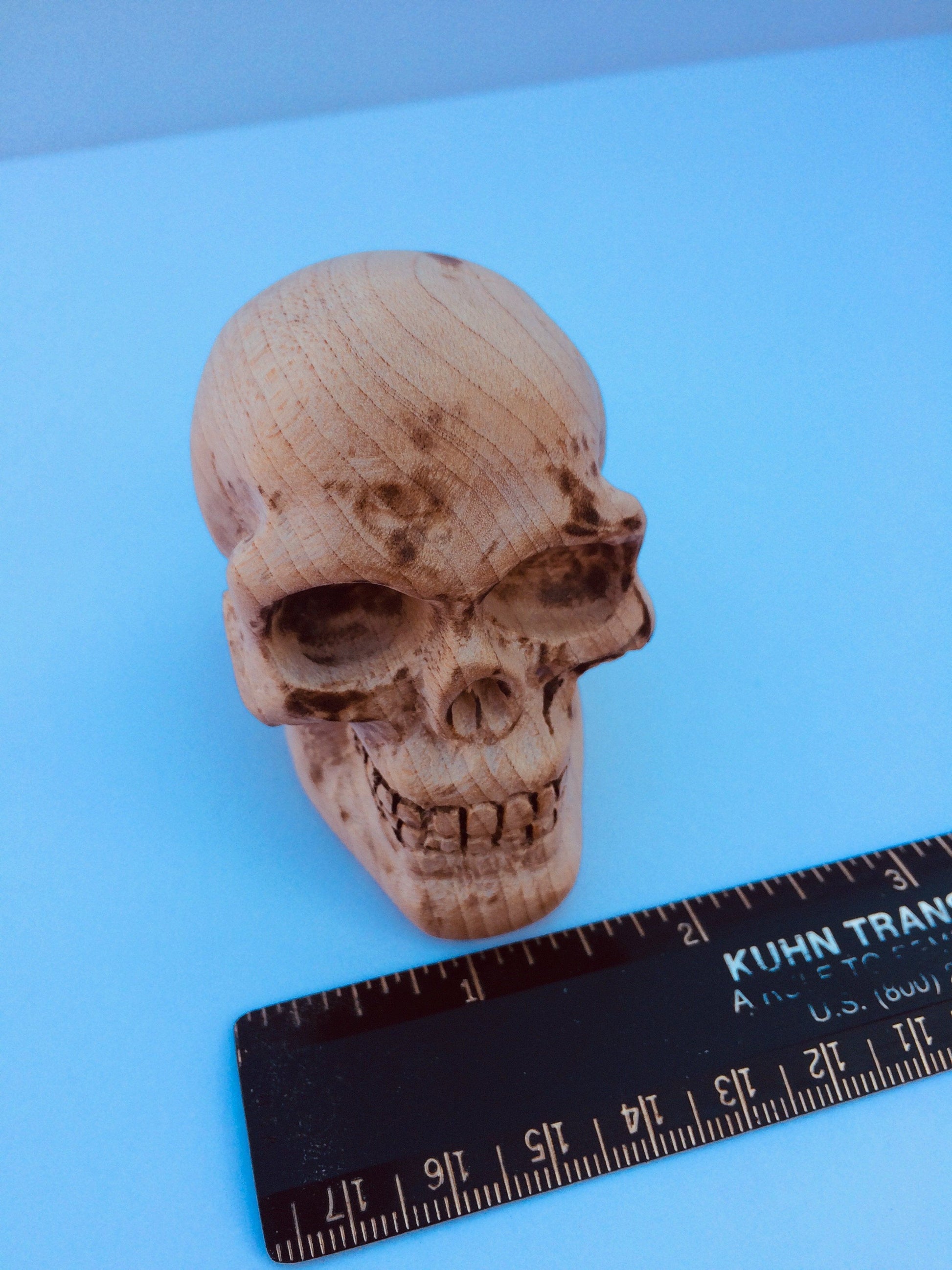 Custom Premium Wooden Skull Shift Knob or Beer Tap Handles Shift Knobs Big River Hardware