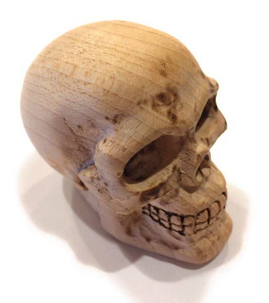 Custom Premium Wooden Skull Shift Knob or Beer Tap Handles Shift Knobs Big River Hardware 5/16-18