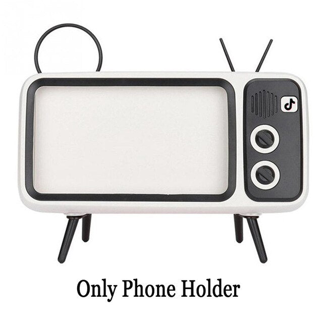 Retro TV Mobile Phone Holder Stand For iPhone 4.7-5.5 inch phone