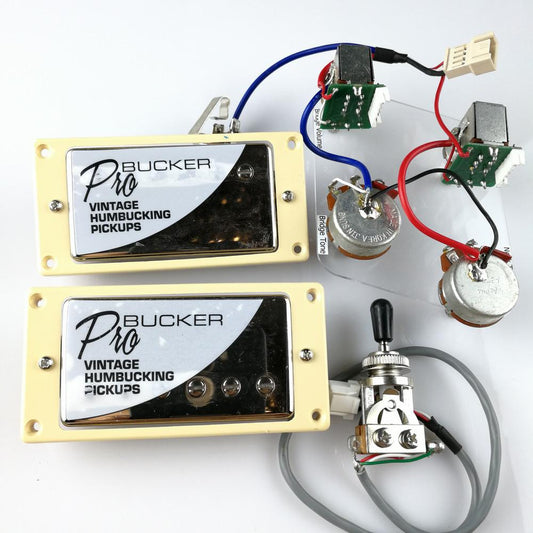 Electric Guitar Humbucker Pickups Humbucker Pickups with Pro Wiring Harness Big River Hardware