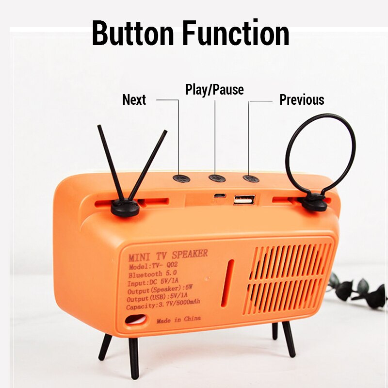 Retro TV Mobile Phone Holder Stand For iPhone 4.7-5.5 inch phone