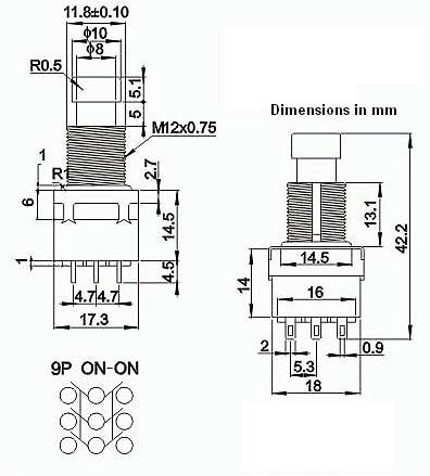 FootSwitch Topper - Buttons FootSwitch Topper Big River Hardware