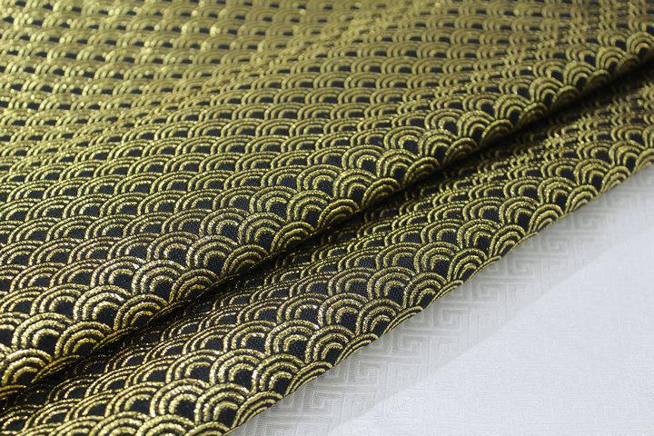 Golden Speaker Grill Cloth – Premium Brocade Gold & Black Fabric