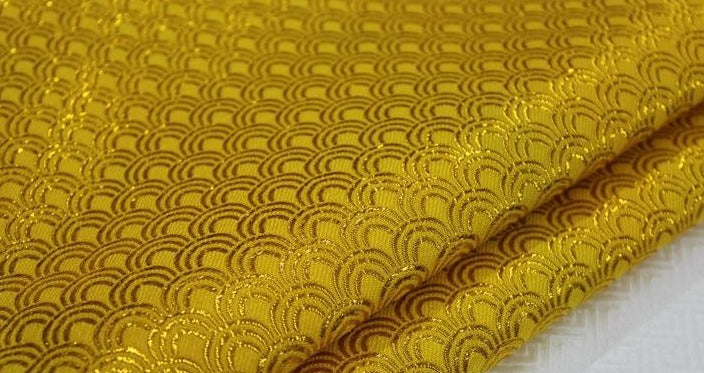 Golden Speaker Grill Cloth – Premium Brocade Gold