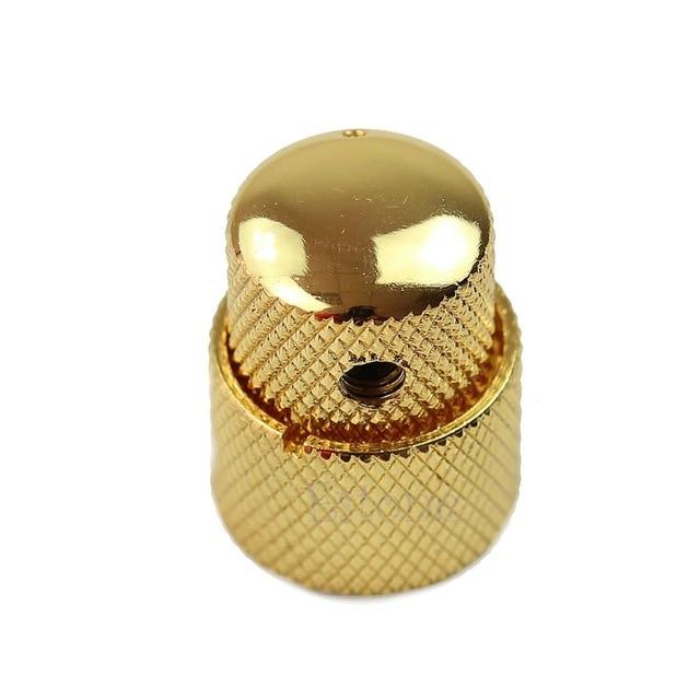 Guitar 2 IN 1 Parts Dual Concentric Dome Knob Volume Tone Blend Control Knobs- Free Shipping guitar knobs Big River Hardware Gold