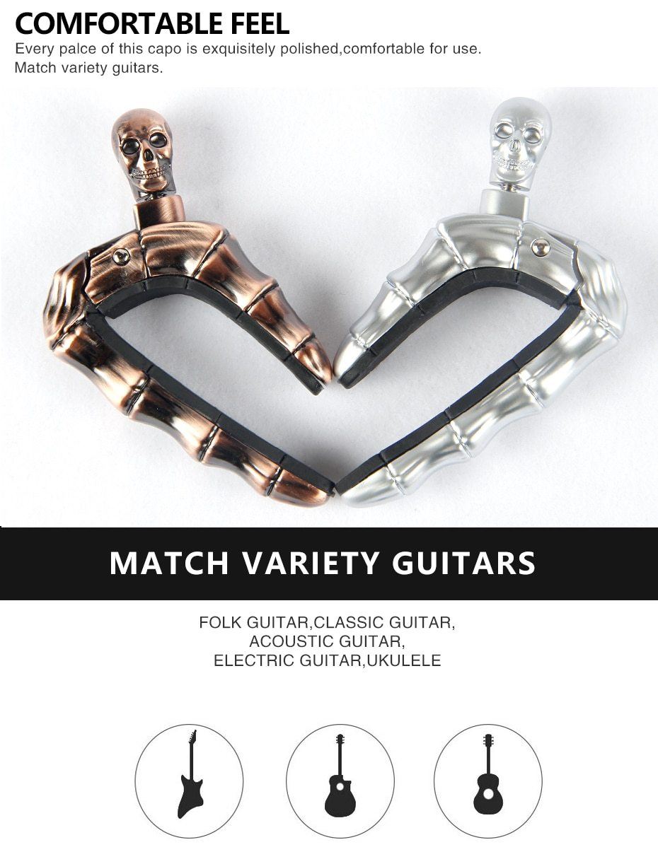 Guitar Capo Skull Capo Big River Hardware