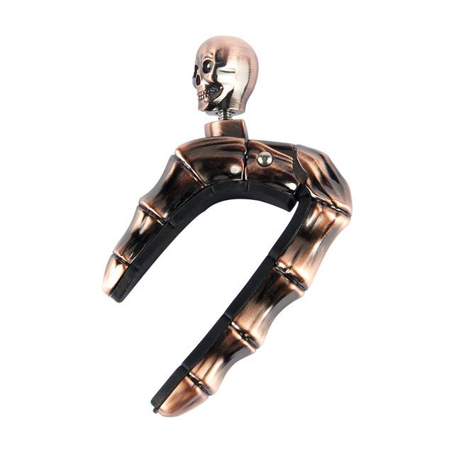 Guitar Capo Skull Capo Big River Hardware Bronzed