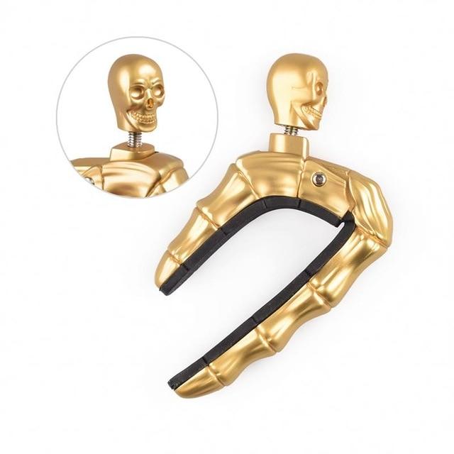 Guitar Capo Skull Capo Big River Hardware Golden
