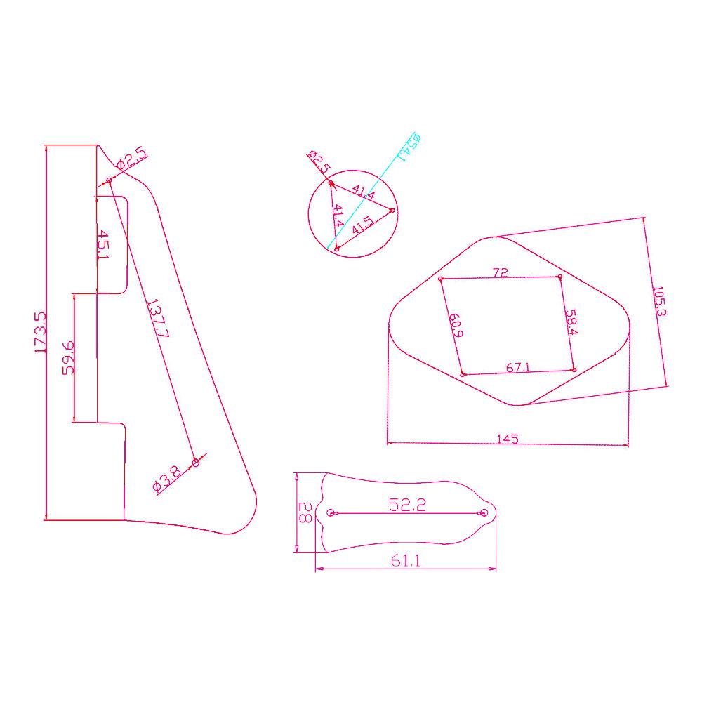 Guitar Custom Pickguard Custom Pickguard Big River Hardware