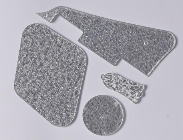 Guitar Custom Pickguard Custom Pickguard Big River Hardware Silver Sparkle set