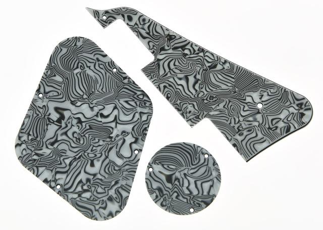 Guitar Custom Pickguard Custom Pickguard Big River Hardware Zebra Stripe