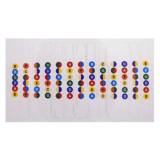 Guitar Fretboard Note Decals Guitar Decals Big River Hardware Transparent