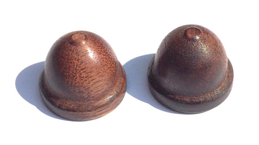 Emerson "Snow White"  Walnut Knobs (pair)