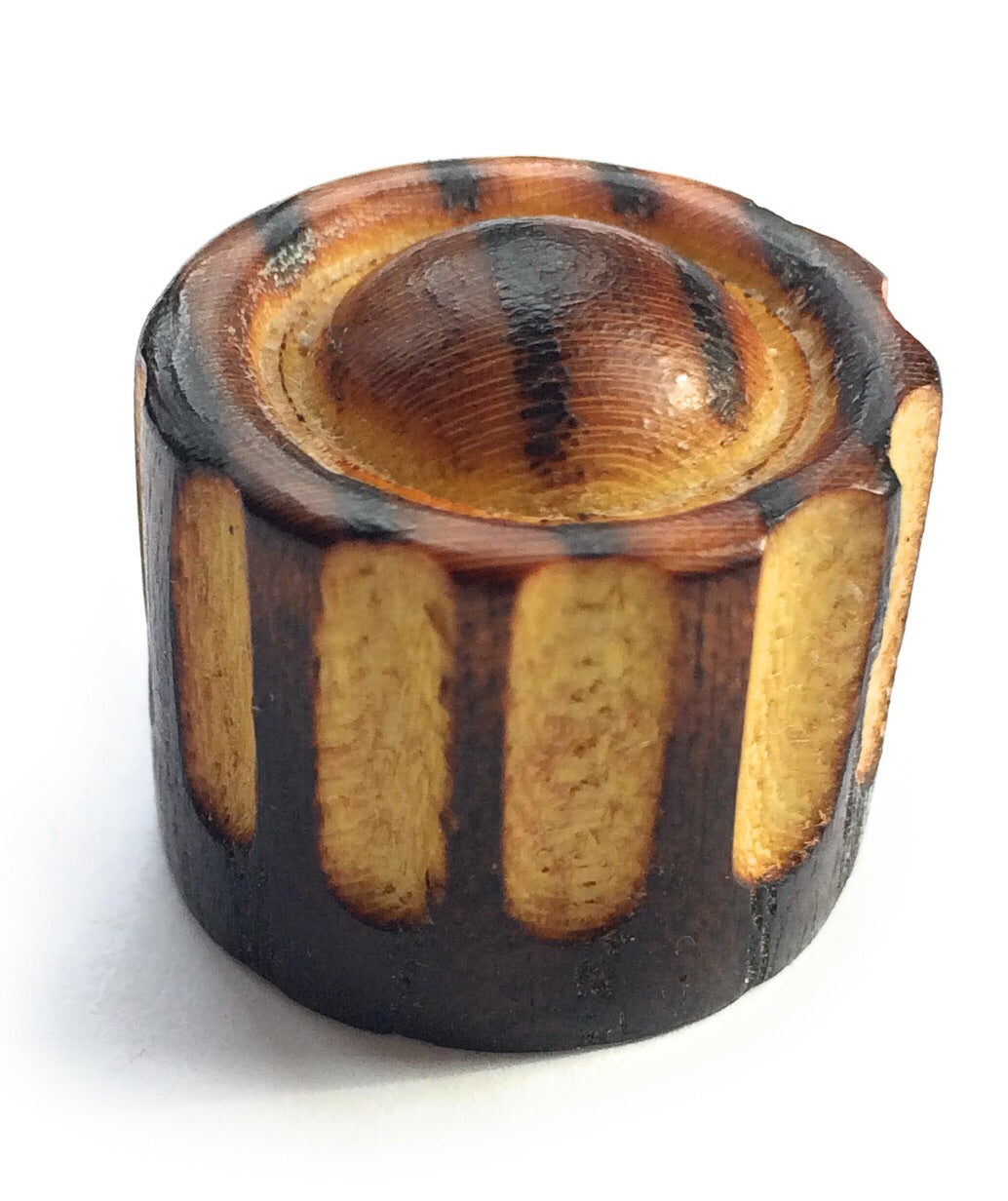 Set of 2 Tele Style Wood Barrel Custom Guitar Knobs