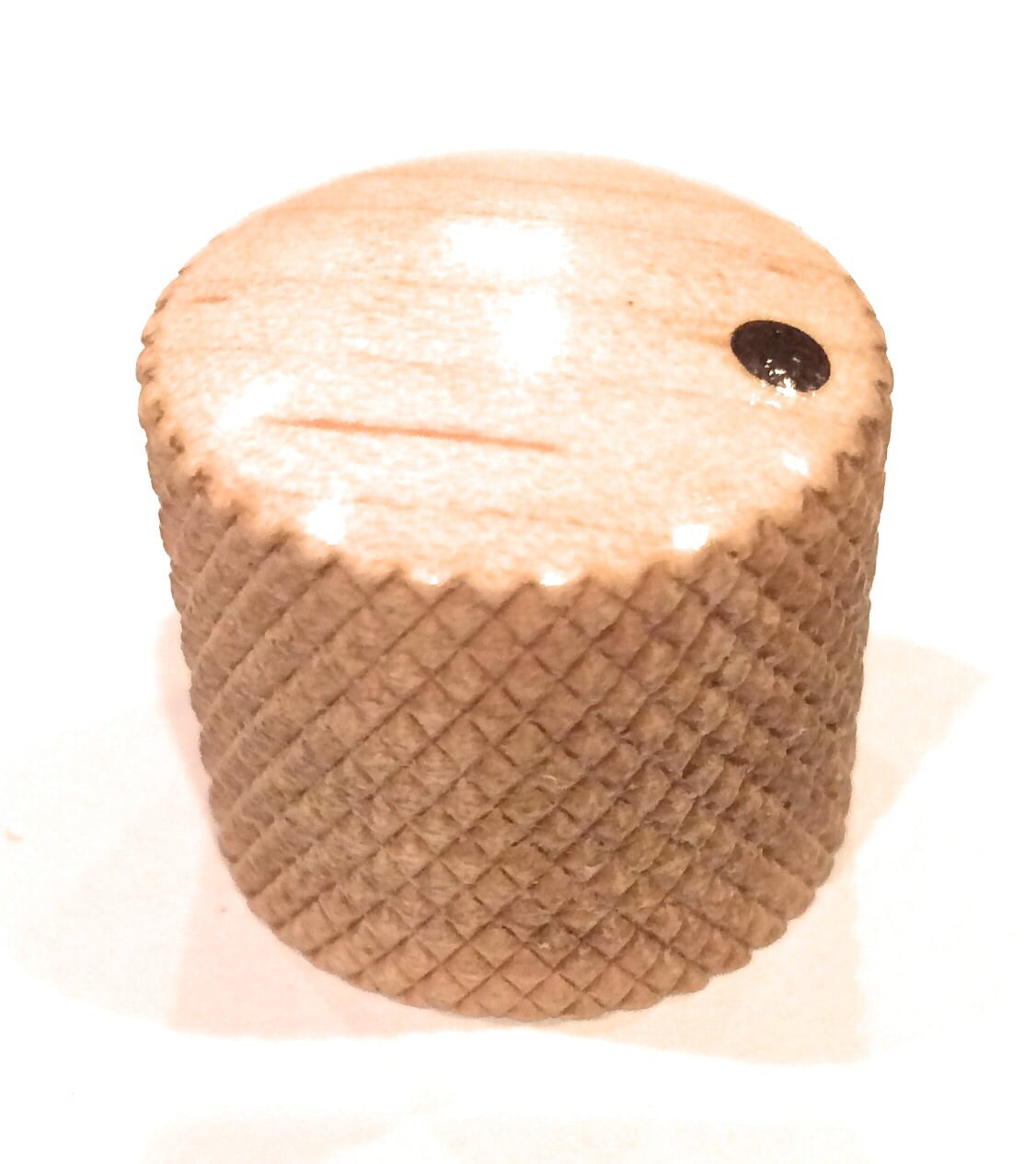 Set of 2 Tele Style Wood Barrel Custom Guitar Knobs
