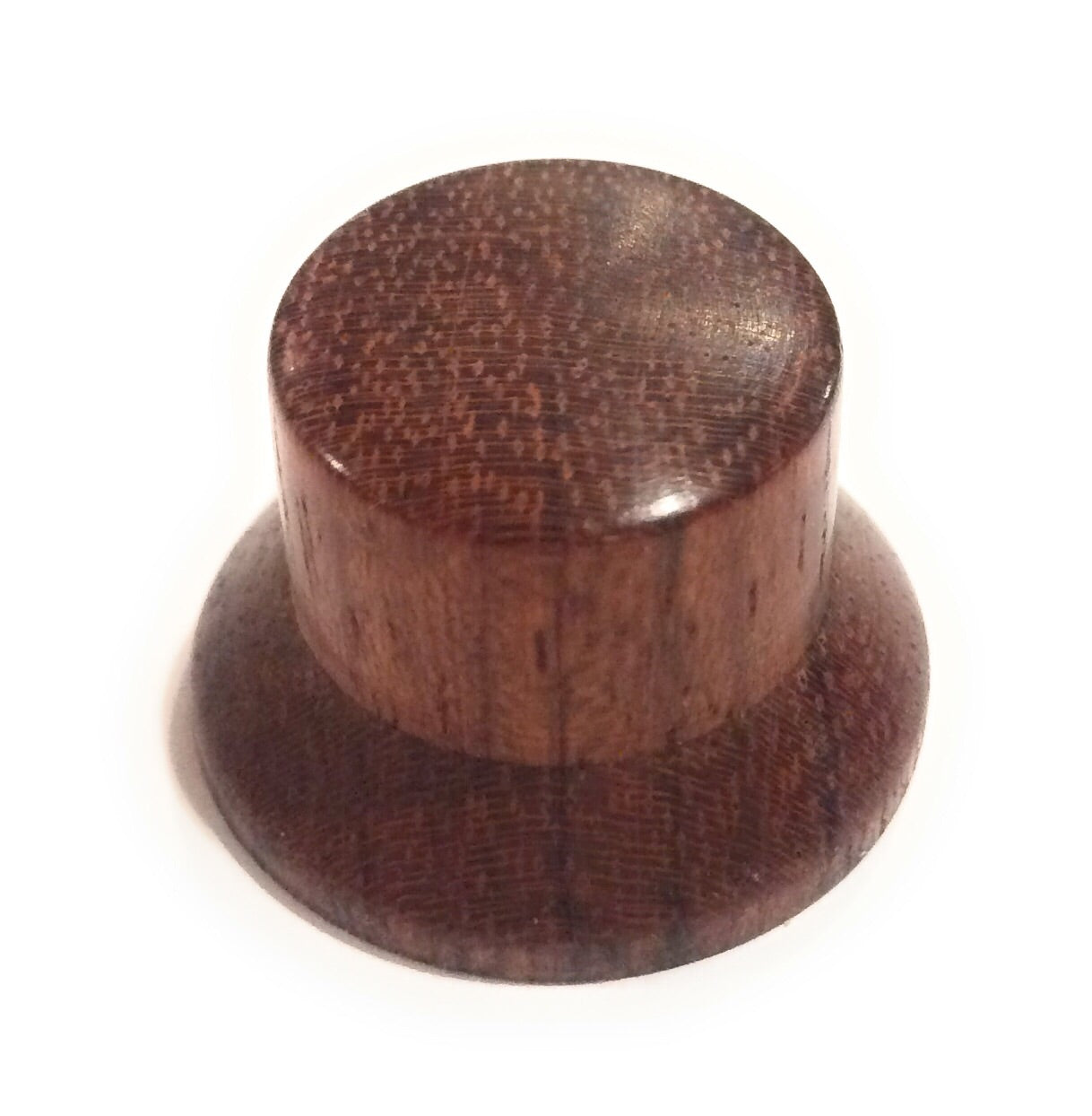 Custom Guitar Knobs - Wood Strat Style  - Bubinga