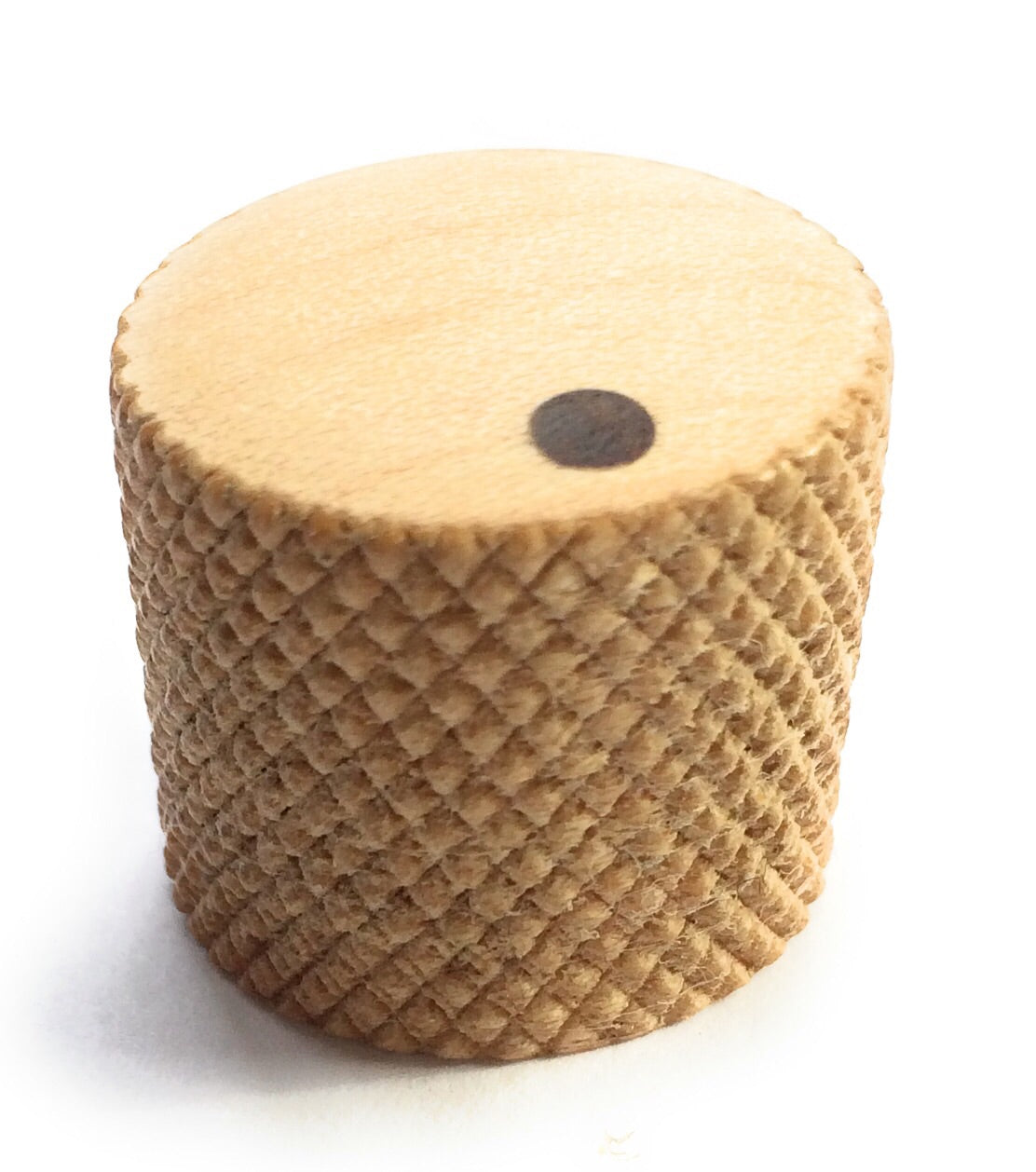 Set of 2 Tele Style Wood Barrel Custom Guitar Knobs