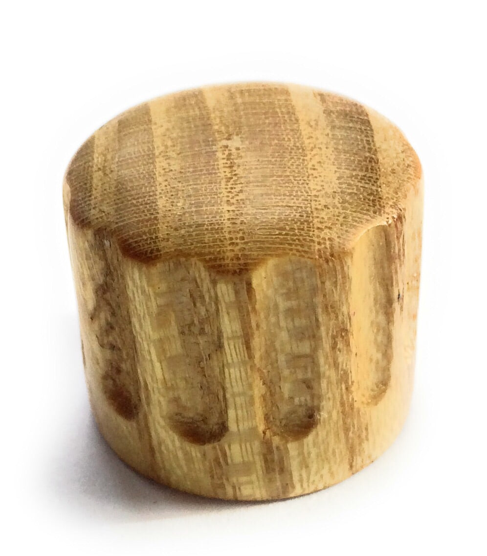 Set of 2 Tele Style Wood Barrel Custom Guitar Knobs