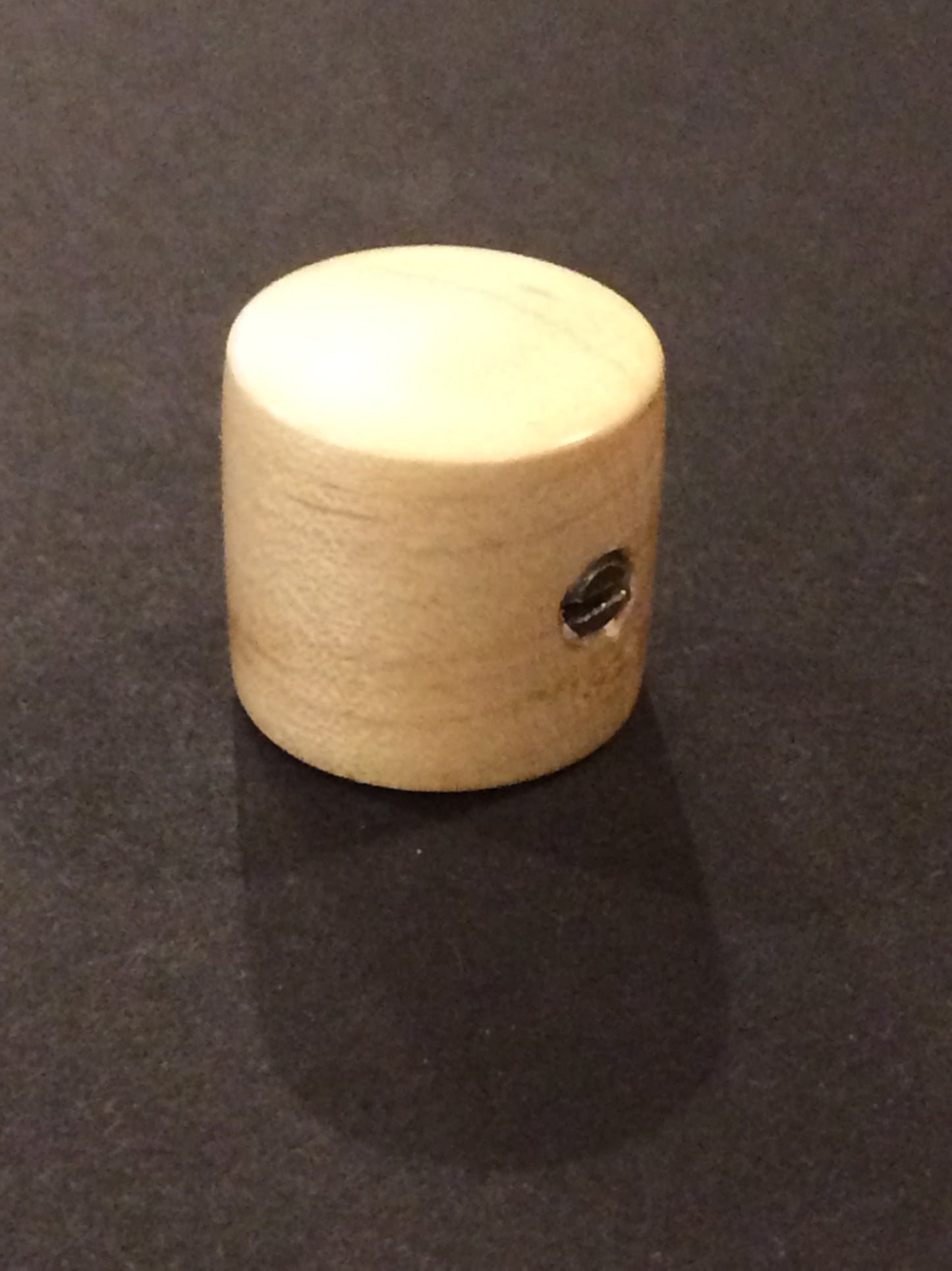Set of 2 Tele Style Wood Barrel Custom Guitar Knobs