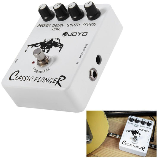 JOYO JF - 07 True Bypass Design Vintage Phase Guitar Effect Pedal with 4 Adjustable Knobs Effect Pedal eprolo