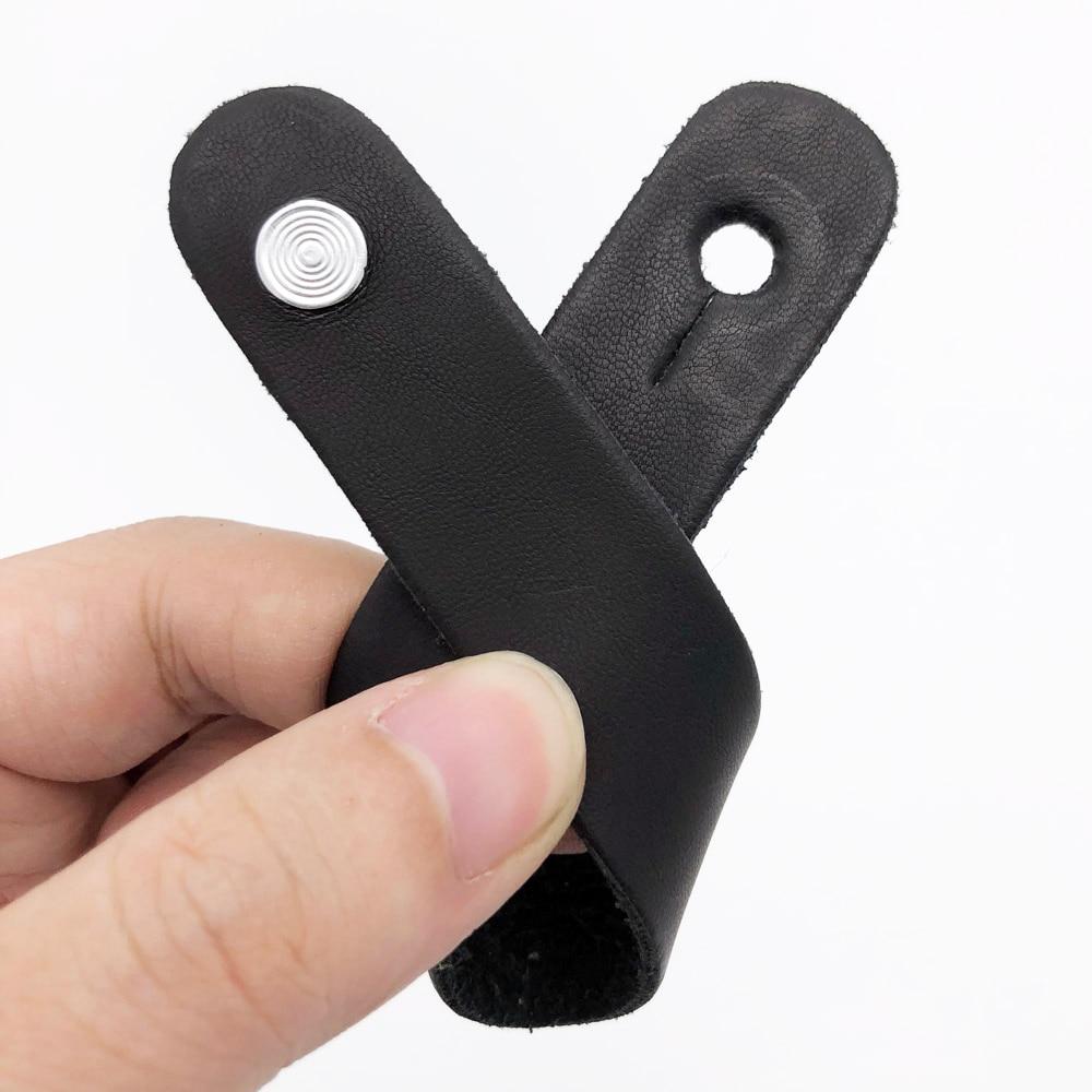 Leather Guitar Strap Holder Button Safe Lock - Multi Colors Available strap holder Big River Hardware