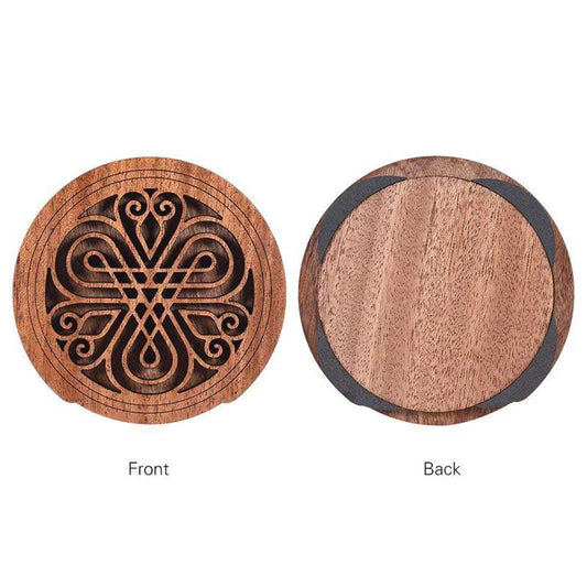 Mahogany Acoustic Soundhole Cover - Free Shipping Soundhole Big River Hardware