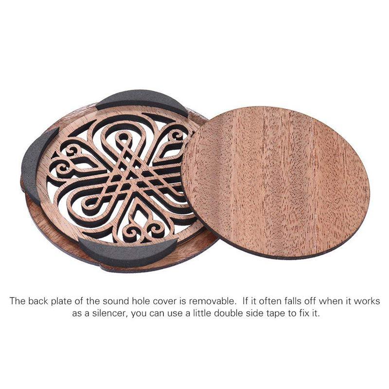 Mahogany Acoustic Soundhole Cover - Free Shipping Soundhole Big River Hardware