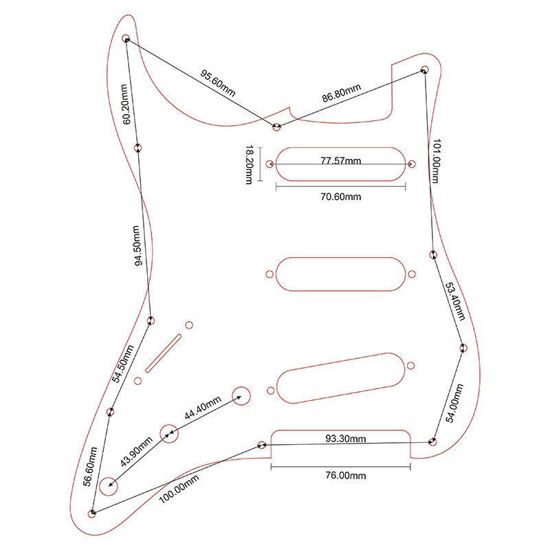 Pickguard Stratocaster