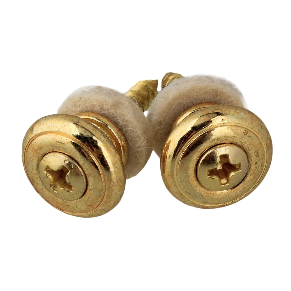 2 Pcs Guitar Strap Locks Mushrooms Heads