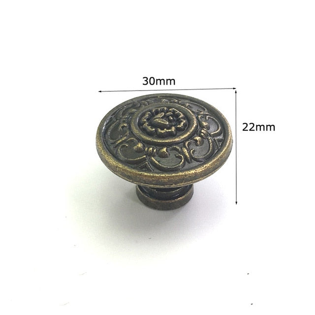 drawer pulls antique brass