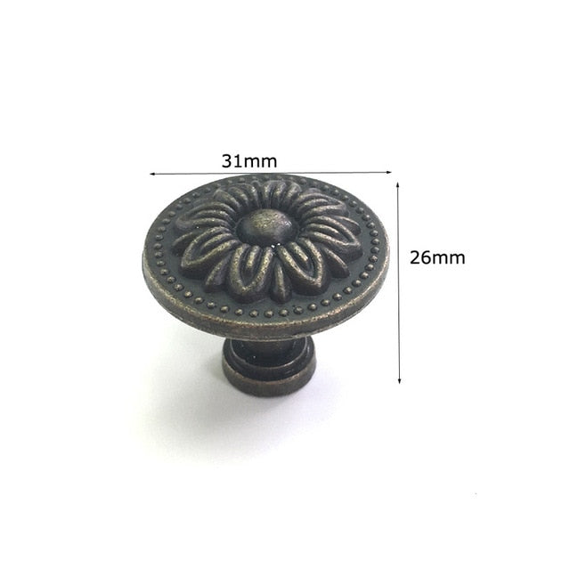 drawer pulls antique brass