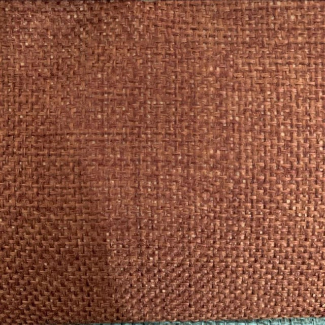 Brown vintage-style speaker cloth – thick linen burlap fabric for speaker grille restoration, offering acoustic transparency and a classic retro look