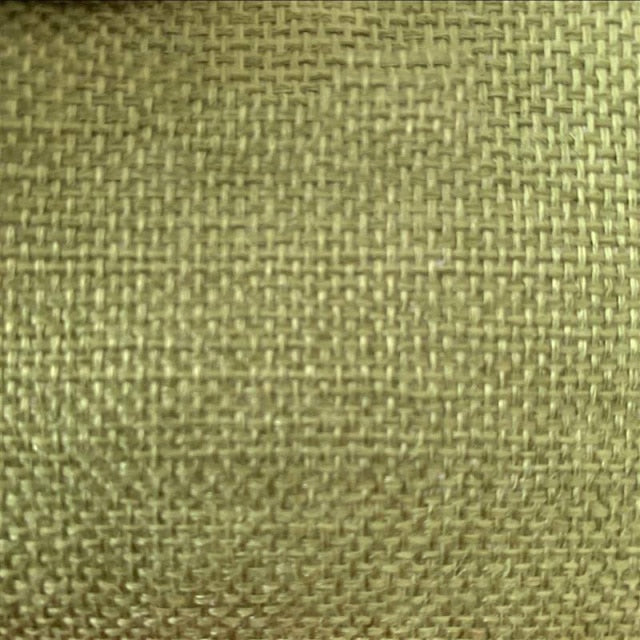 Green vintage-style speaker cloth – thick linen burlap fabric for speaker grille restoration, offering acoustic transparency and a classic retro look