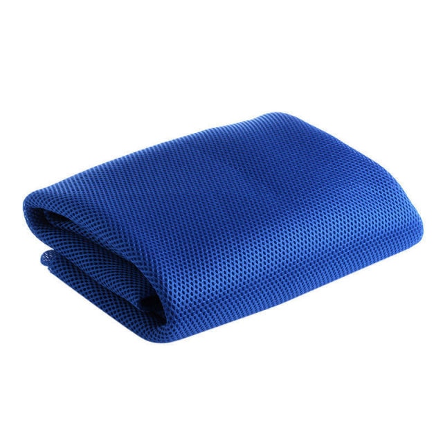 Blue Premium speaker mesh fabric – acoustically transparent grille cloth for large speakers, stage setups, and KTV boxes with dust protection.
