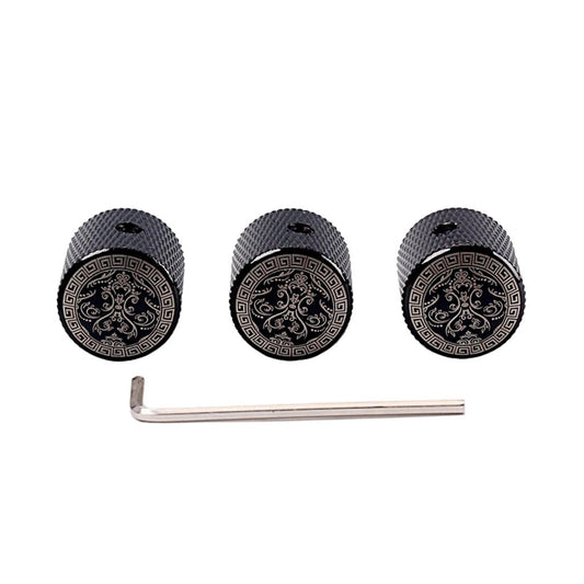 Custom Guitar Knobs - 3 pcs metal - Free Shipping