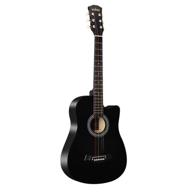 Wooden Acoustic Guitar