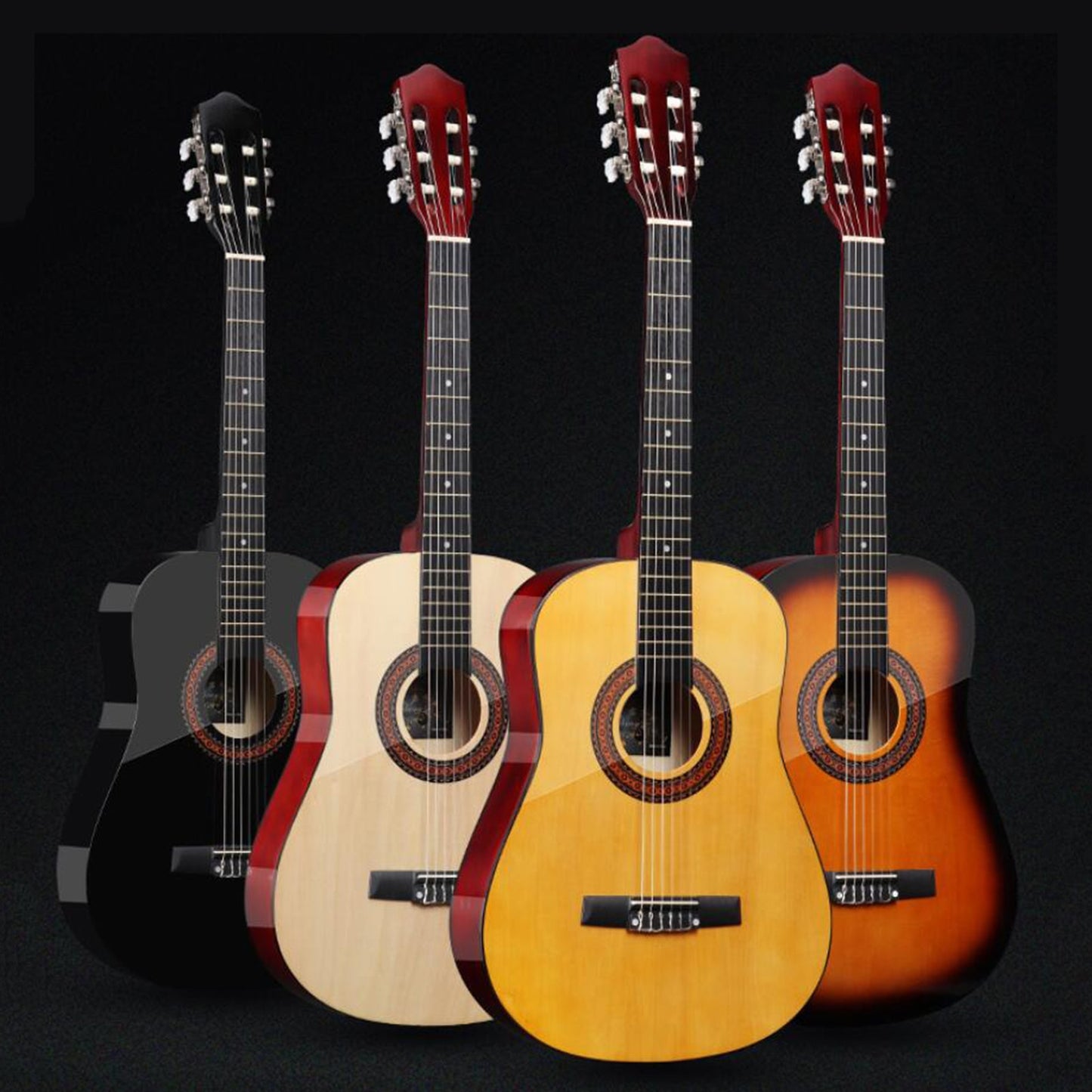 Wooden Acoustic Guitar