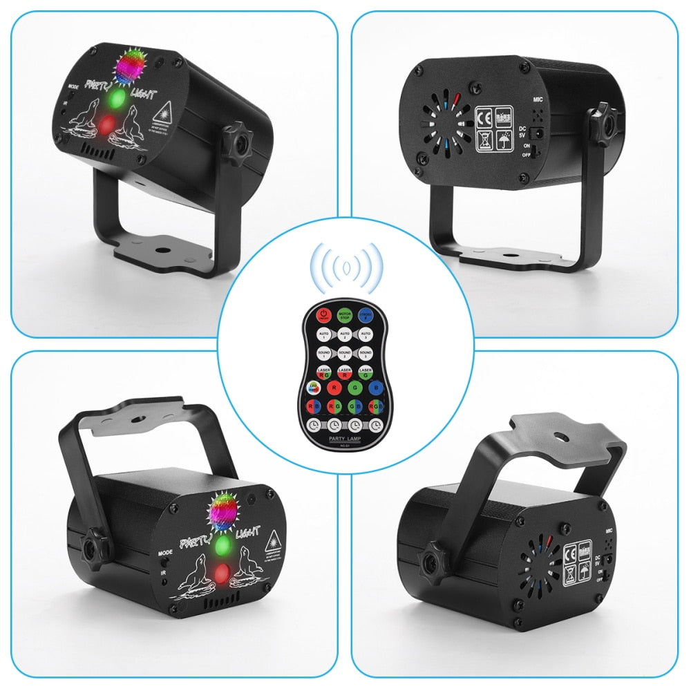 Disco Lights for Room or Stage - Free Shipping