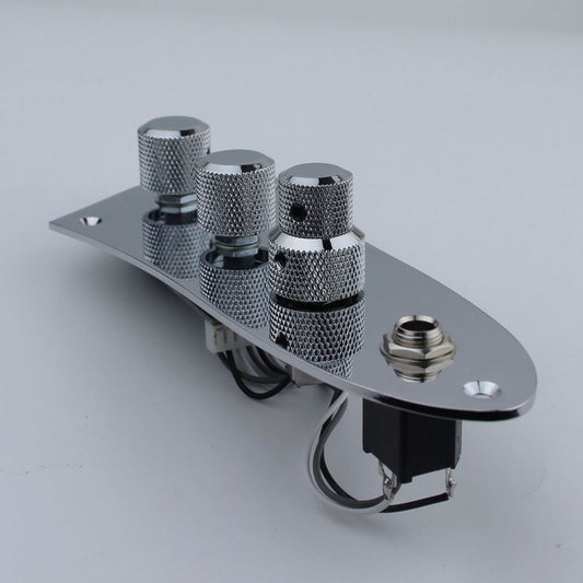 prewired jazz bass style control plate