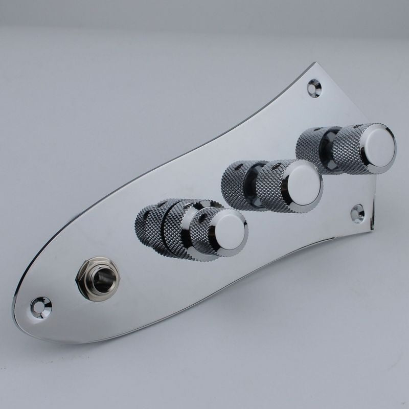 prewired jazz bass style control plate