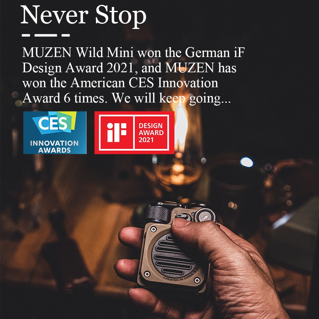 MUZEN Wild Mini Retro Bluetooth Speaker