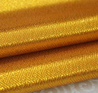 Metallic Speaker Grill Cloth Gold